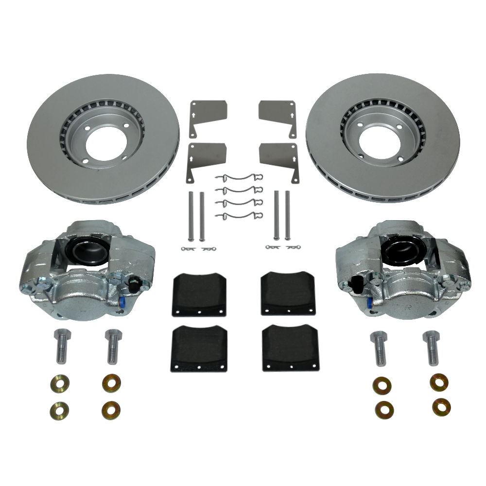 MK1 Cortina - M16 Vented Group 1 - Front Brake Kit - Mintex Road Pads