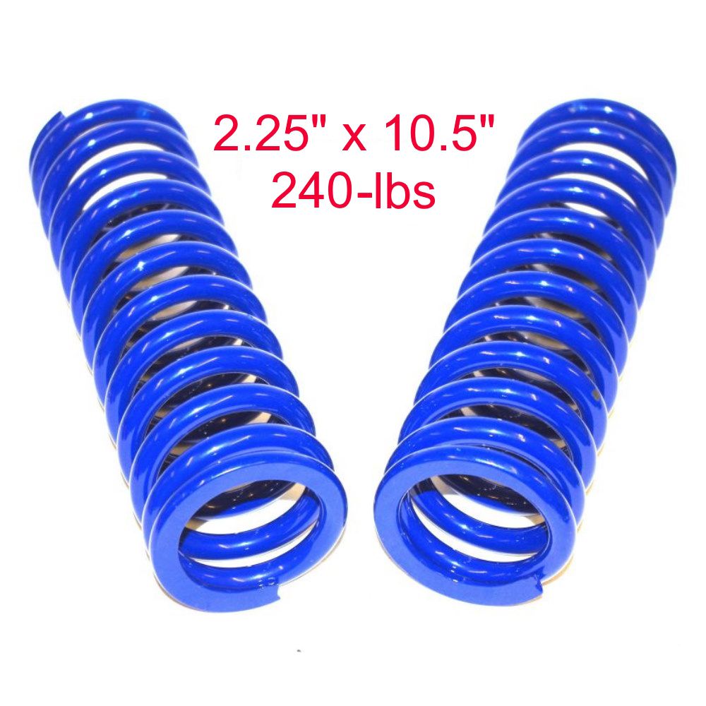 2.25" X 10.5" - 240Lbs Coil Spring Pair (CS027)