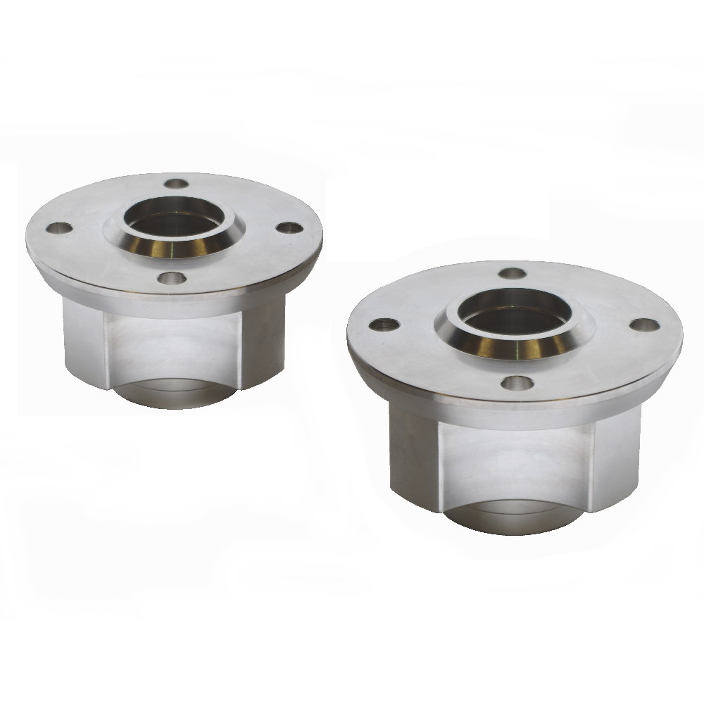 Alloy Front Hubs - (Solid Disc) Pair - (CS029)