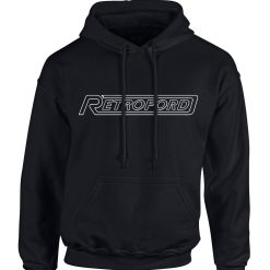Retroford Logo Hoodie - Black (HB-COMP)