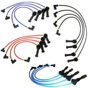 thumbnail image 2 of PJM Blue Ignition Lead / Plug Wire Set For Ford Focus RS MK1 & ST170 - Zetec Engines (ZTCIGN01) 2 of 6