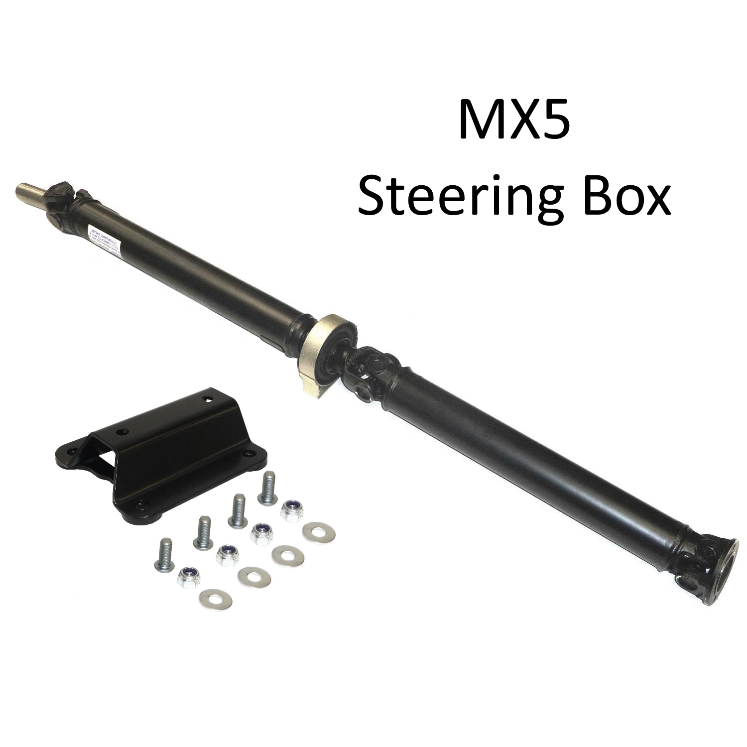 MK1 Cortina - Ford Zetec To Mazda Gearbox Two Piece Prop Shaft With Centre Bearing Bracket (MX5-011SR)
