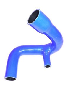 Zetec Silicone Hose: Bottom Rad Hose, Silver Top, Alloy Rad, Blue (RF4-BLUE)