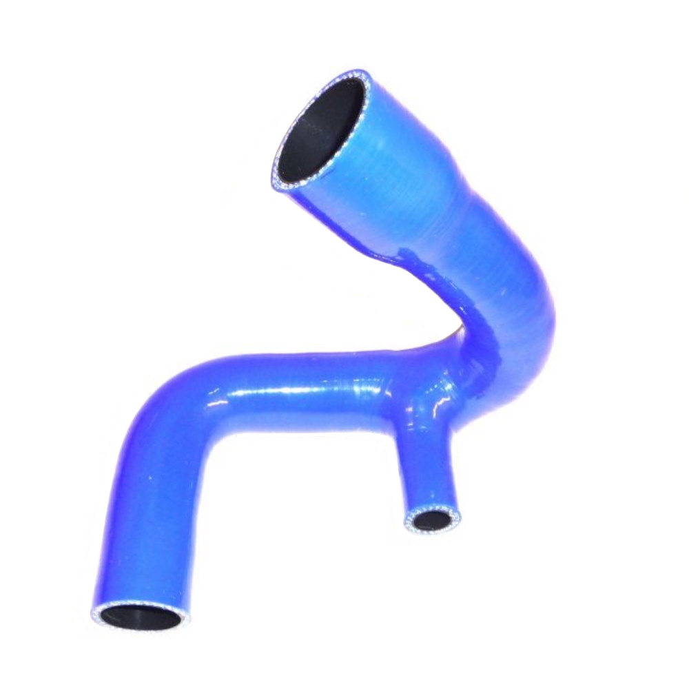 Zetec Silicone Hose: Bottom Rad Hose, Silver Top, Alloy Rad, Blue (RF4-BLUE)