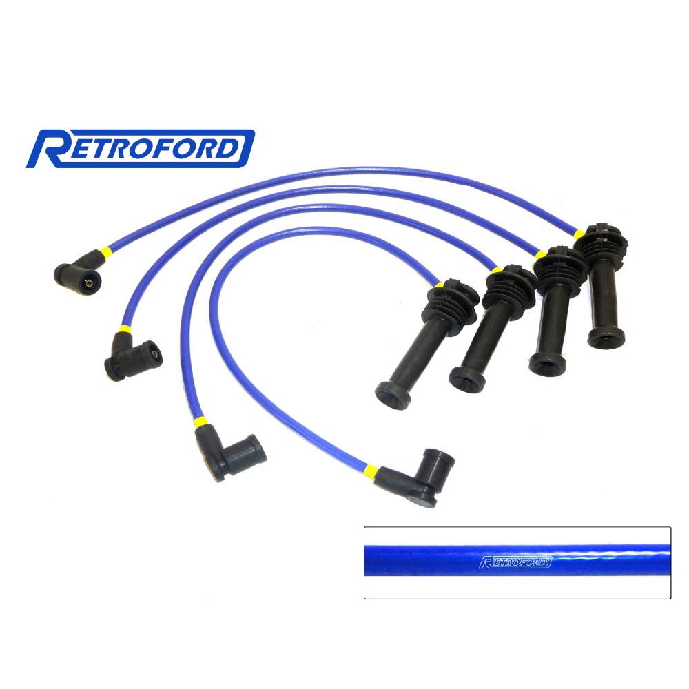 thumbnail image 2 of PJM Blue Ignition Lead / Plug Wire Set For Ford Focus RS MK1 & ST170 - Zetec Engines (ZTCIGN01) 2 of 6