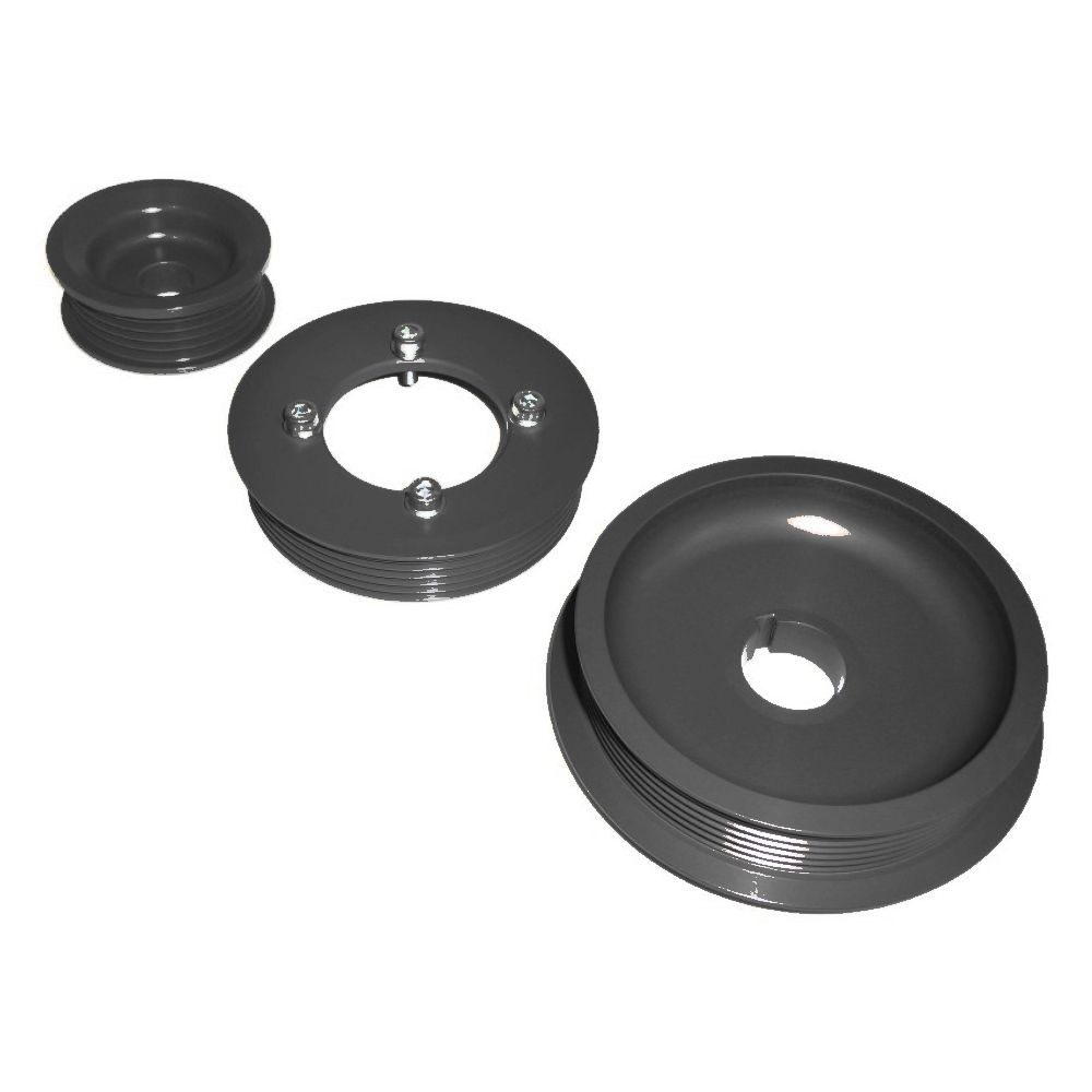 Zetec - Silver Top Lightweight Aluminium Pulley Kit (Z069)