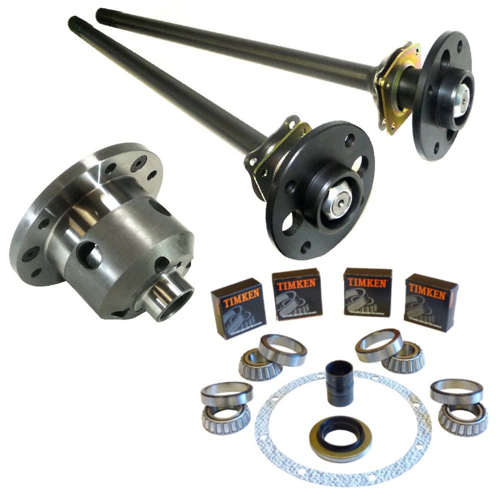 MK2 Cortina - Ultimate Heavy Duty English Axle Upgrade Kit with Half Shafts, LSD and Diff Rebuild Kit (DRT032-KIT-DRK)