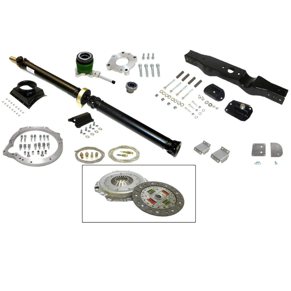 MK1 Cortina - Ford Zetec To Mazda Gearbox Install Kit (Organic Clutch) (MX5-016)