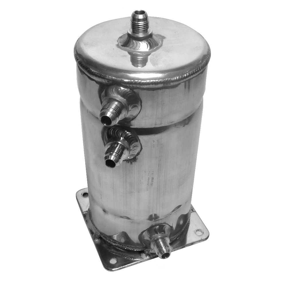 Fuel Swirl Pot - With JIC Fittings (FS008-JIC)