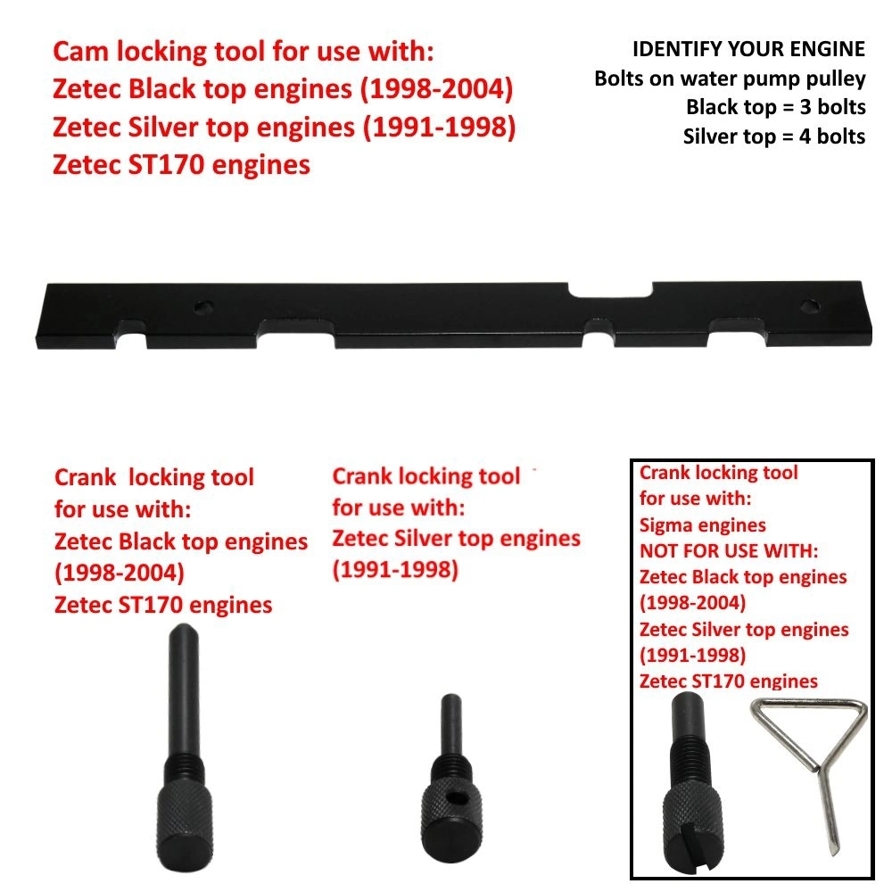 Ford Zetec Crank Shaft Locking/Timing Tool Kit (Z092)