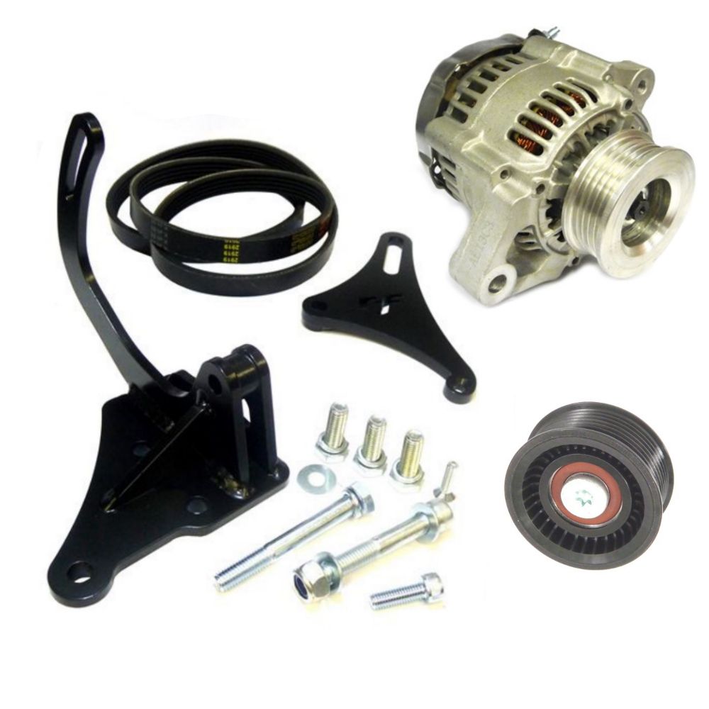 Zetec Motorsport Alternator Kit - Black Top/ST170 (Z100MS)