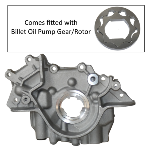 Zetec Blacktop/ST170 STD Oil Pump With Billet Oil Pump Rotor (Z123)