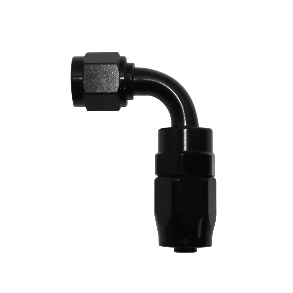 AN6 90 Degree PTFE Fuel Swivel Hose End Fitting (AN090)