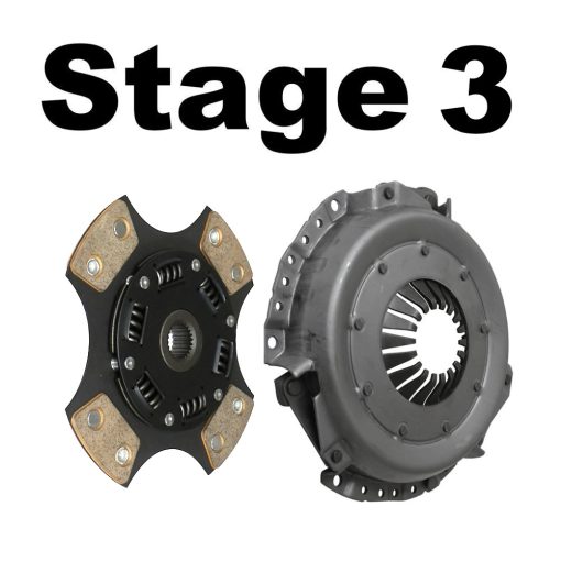 Stage 3 – up to 240bhp – Cerametalic – Type 9 – Zetec, Duratec and Pinto Clutch – Hydraulic (BC043-KIT)