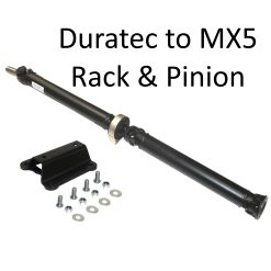 MK1 Cortina Duratec to Mazda MX5 N7 Two Piece Prop Shaft - Steering Rack (MX5-044)