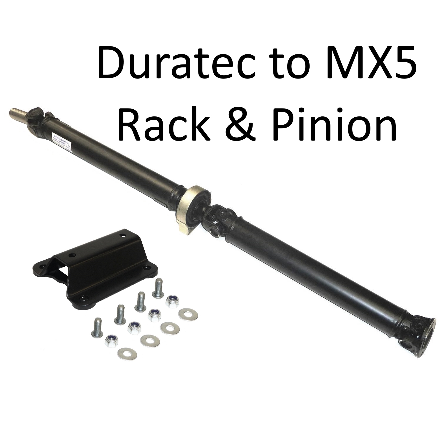 MK1 Cortina Duratec to Mazda MX5 N7 Two Piece Prop Shaft - Steering Rack (MX5-044)